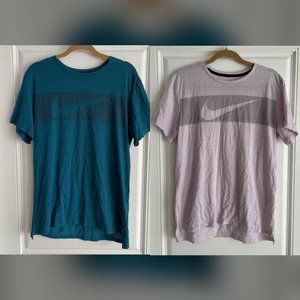 Men's Nike Dri-Fit Lightweight Big Check T-Shirt Bundle L